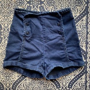 URBAN OUTFITTERS COOPERATIVE HIGH WAISTED SHORTS